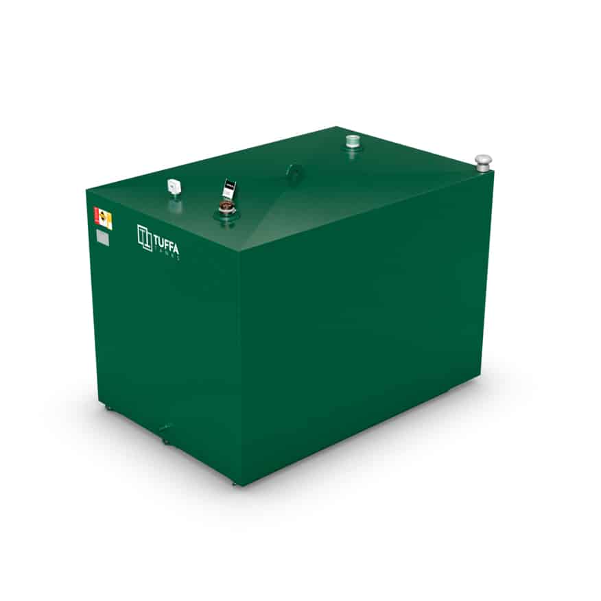 2300 Litre Fire Rated Steel Bunded Oil Tank