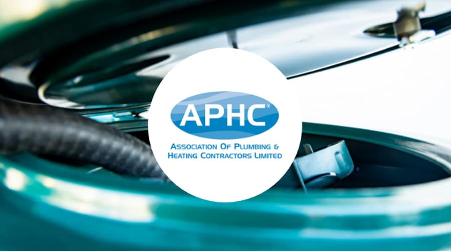 Oil Tank Being Filled With Oil And APHC Logo