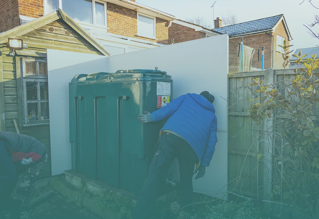 Oil Tanks Plus Engineer Fitting A Domestic Oil Tank