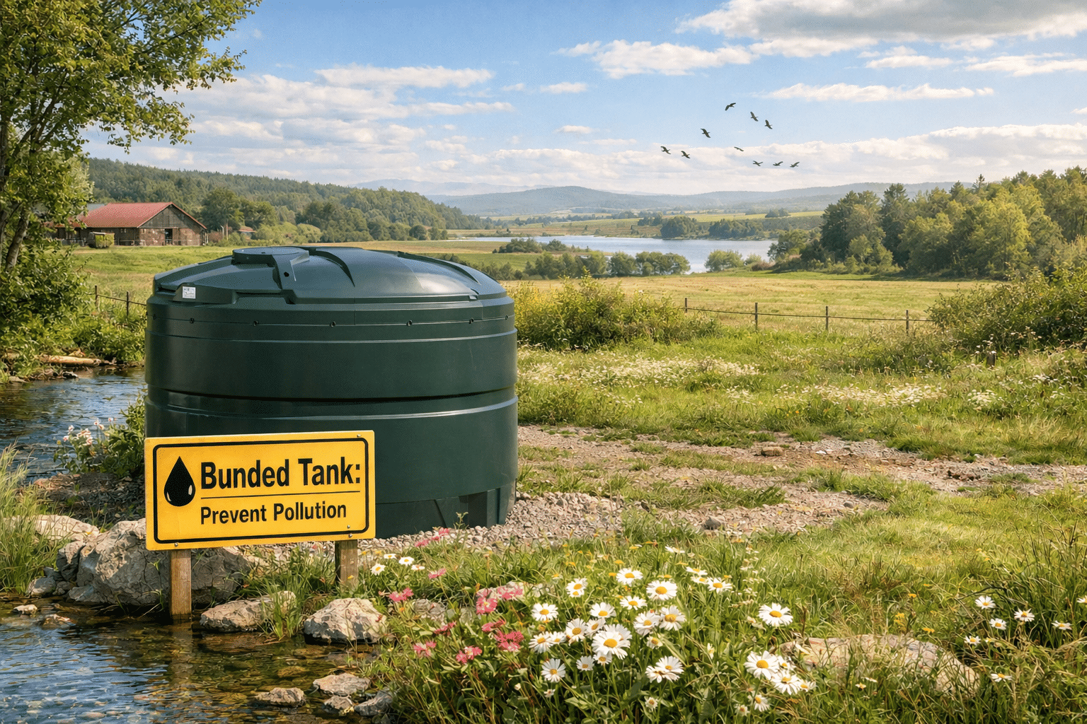 bunded oil tanks