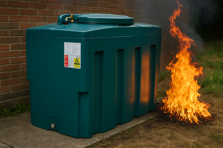 bunded oil tank